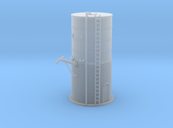 Water Tower 4 Z scale