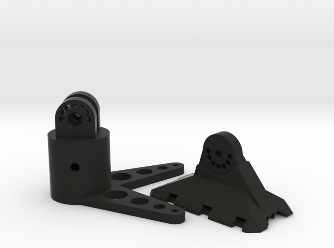 Render of the two pieces BLACK
