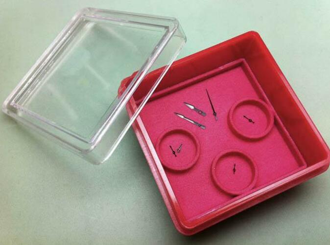 Tray fits in standard dial and hand boxes used by Rolex in after sales service