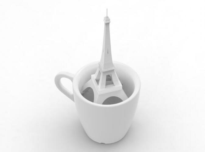 french coffee cup