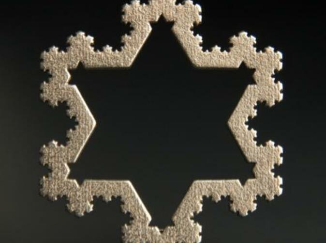 Koch Snowflake Ornament