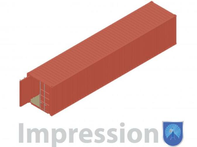 impression of a shipping container type A