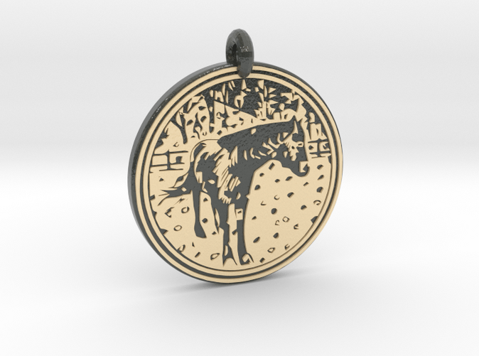 Horse Animal Totem Pendant (VWFTKT5NV) by Arcmrashid