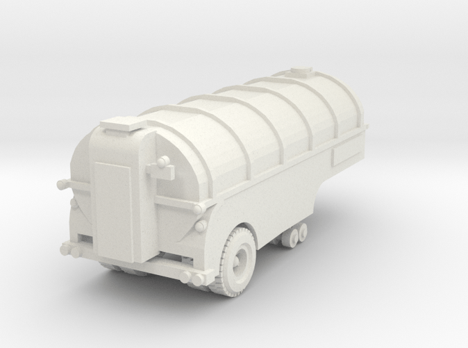 Milk tank trailer S scale 1/64