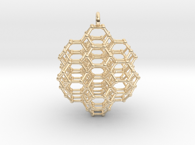 Truncated Octahedral Honeycomb - 28mm (PALSBJHJQ) by Narada_Dan_Vantari Truncated Stellated Octahedron