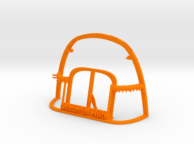 Wireframe Hub in Orange Strong and Flexible
