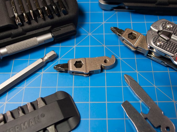have Trivial opfindelse Flat Bit Holder Mod for Leatherman FREE P4 &, P2 (62T6D498Q) by ZapWizard