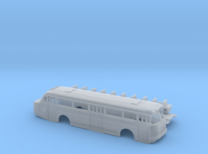 Ikarus 66 city ​​bus three-door version 1:120 TT resin kit 