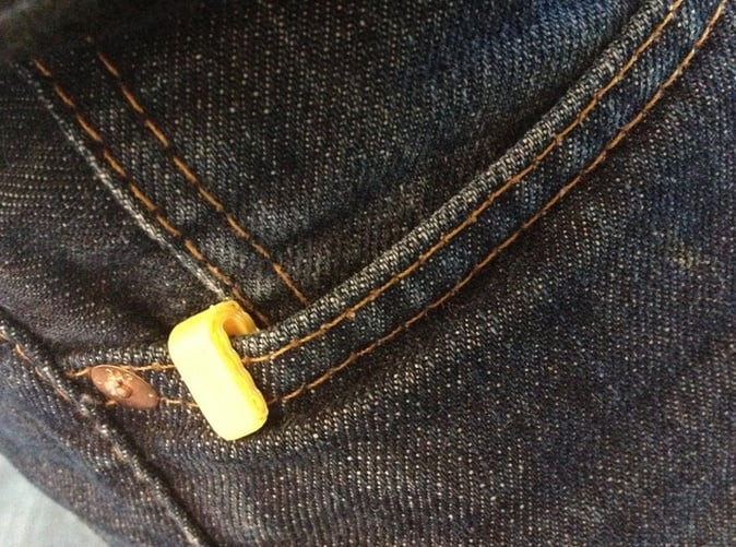 Don't wear out your jeans, get a pocket hanger. 