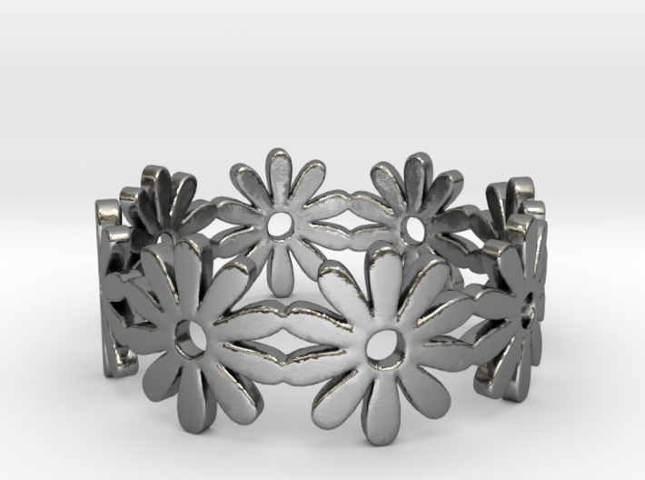 32 Daisy Ring V1 Ring Size 7.75 3d printed 
