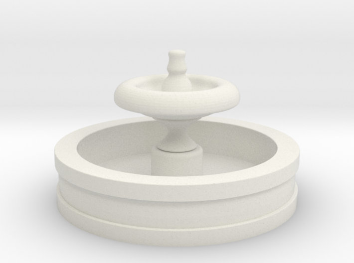 N Scale Fountain 3d printed 