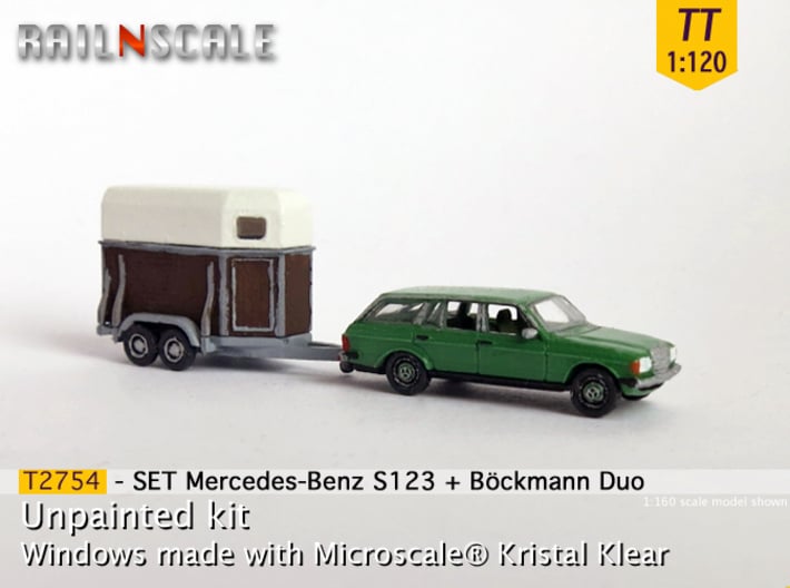 SET Mercedes T + Böckmann Duo (TT 1:120) 3d printed 