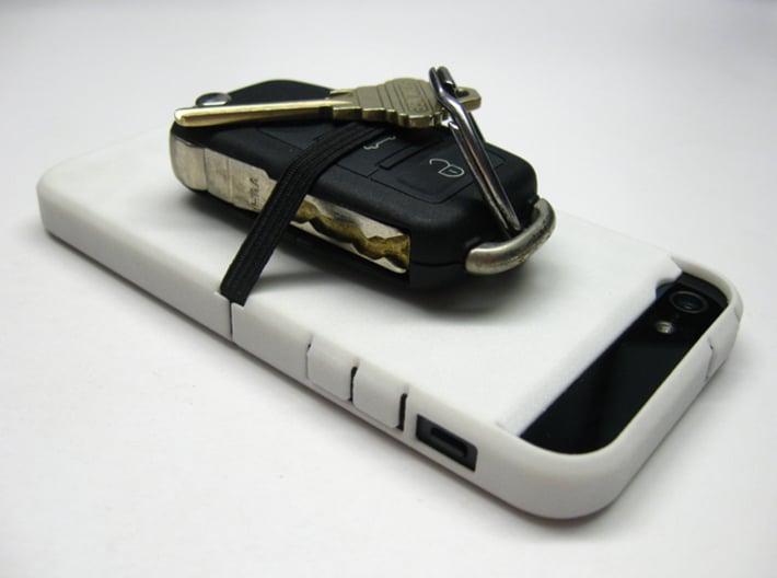 Cariband case for iPhone 5/5s, "holds stuff" 3d printed Cariband Holds Keys