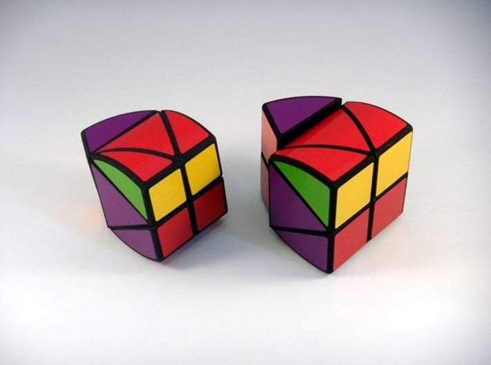 RotoPrism 2VB Puzzle 3d printed Next to RotoPrism 2