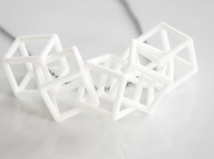 Cubic Chain Pendant 3d printed