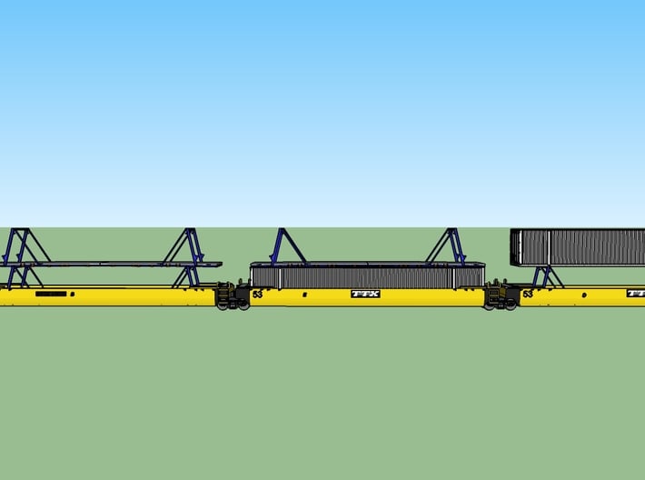 N 53' Raildeck - Flat - Stack (4) 3d printed 
