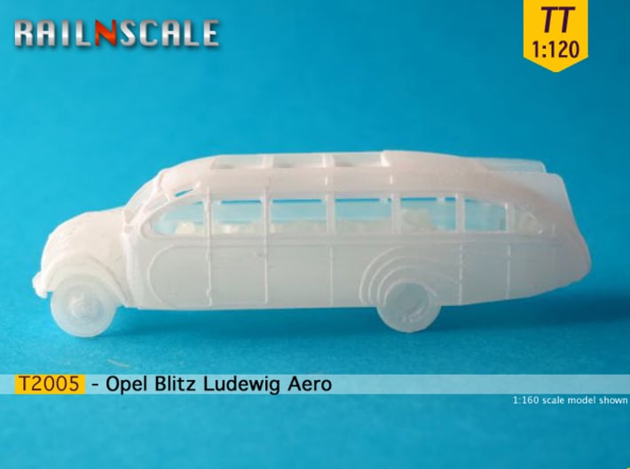 Opel Blitz Straßenzeppelin (TT 1:120) 3d printed 