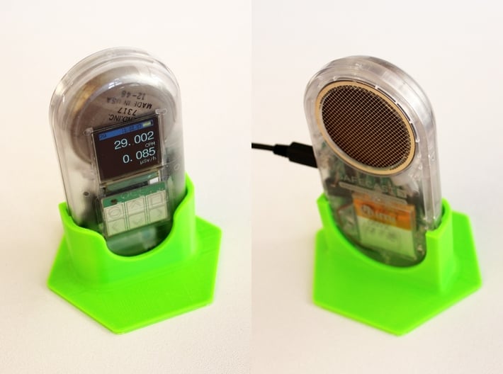 Onyx Geiger Counter Stand 3d printed