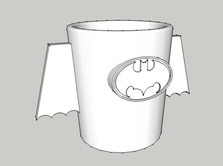 Batman Cup 3d printed Batman Cup