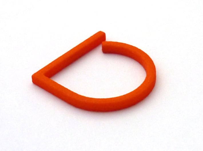 Adjustable ring. Basic model 0. 3d printed