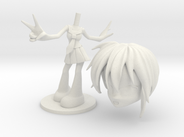 AniMe - Teeny Figurine - Schoolgirl 3d printed 