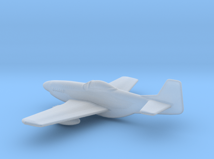 P51 Mustang 1 To 400 3d printed
