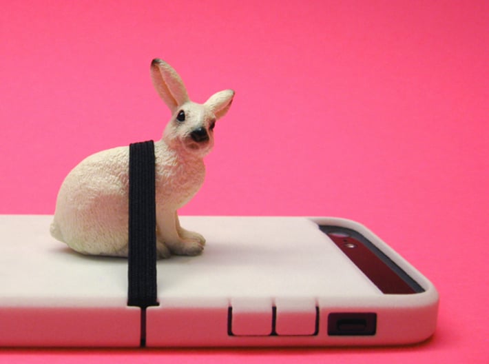 Cariband case for iPhone 5/5s, &quot;holds stuff&quot; 3d printed Not a spray, but holds hare in place.