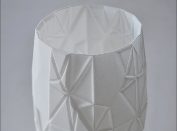 Origami Vase 3d printed 