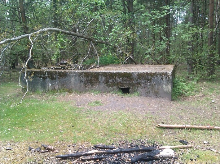 Tomlinscote Woods Type 23 Bunker 3d printed The prototype