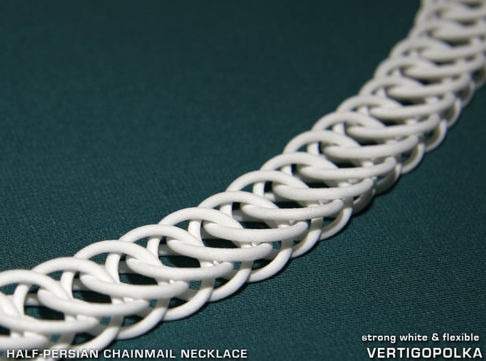 Half-Persian 4-in-1 Chainmail Necklace 3d printed 