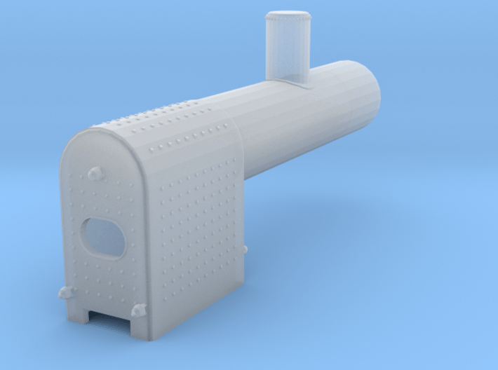 Tractor Boiler, HO scale 3d printed 