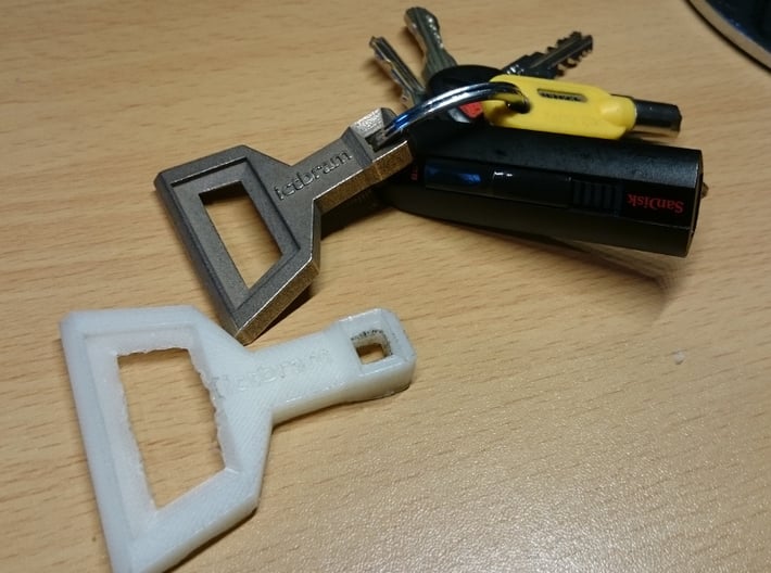 ictbram keychain bottle opener 3d printed