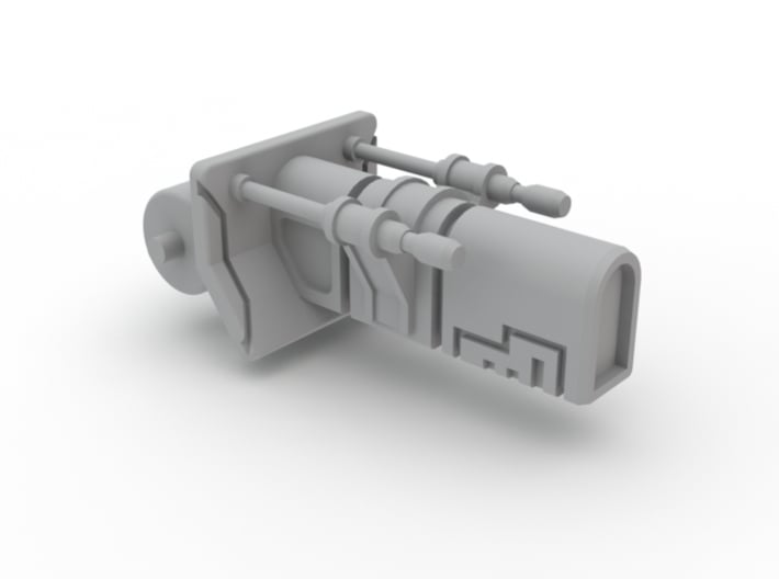 Turret Ion Cannon 3d printed