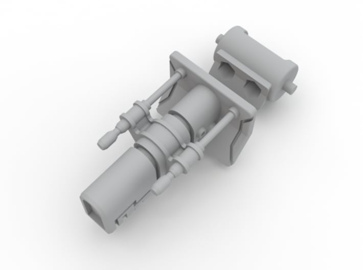 Turret Ion Cannon  3d printed 