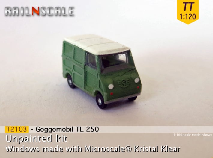 Goggomobil Transporter (TT 1:120) 3d printed 