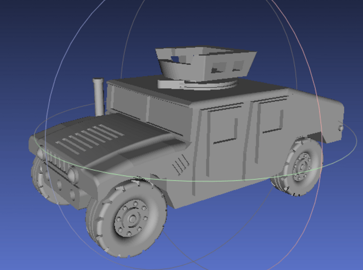 1/144 Humvee UAH (Single Pack) 3d printed