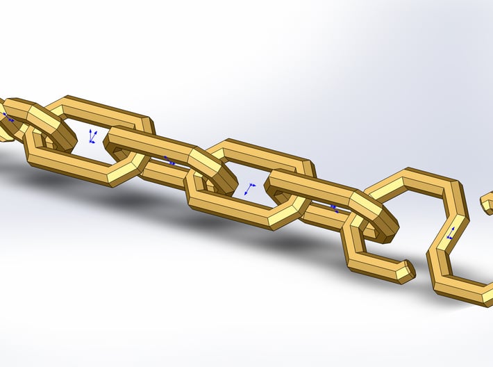 Dwarven Chain 3d printed