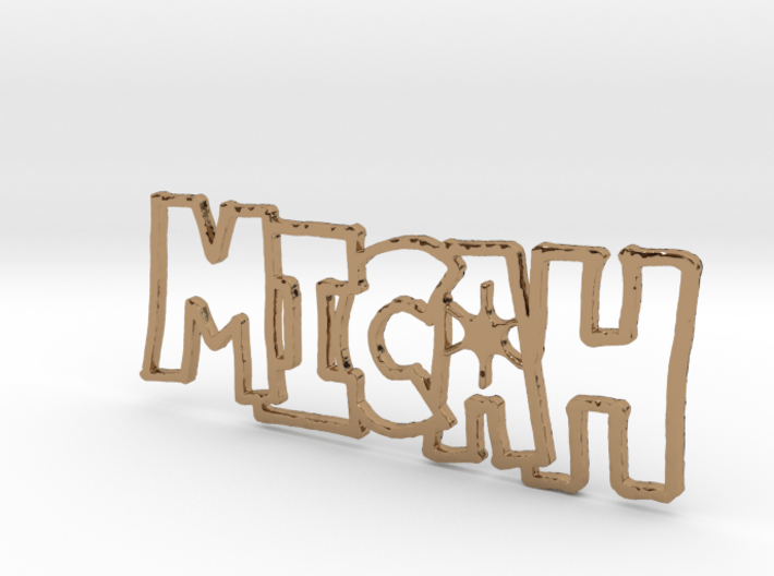 Micah Spark Keychain 3d printed
