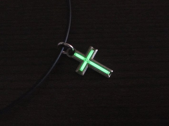 Tritium Cross 3d printed