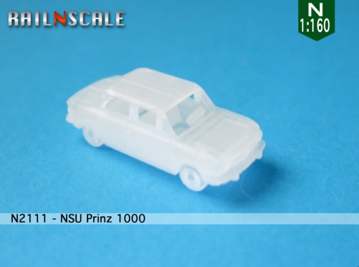 NSU Prinz 1000 (N 1:160) 3d printed 