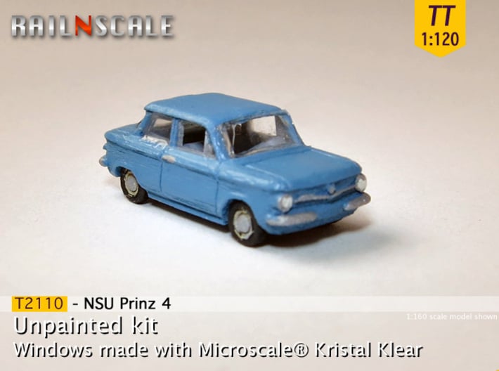 NSU Prinz 4 (TT 1:120) 3d printed