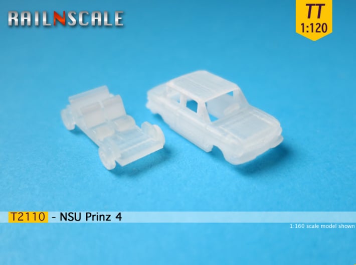 NSU Prinz 4 (TT 1:120) 3d printed 