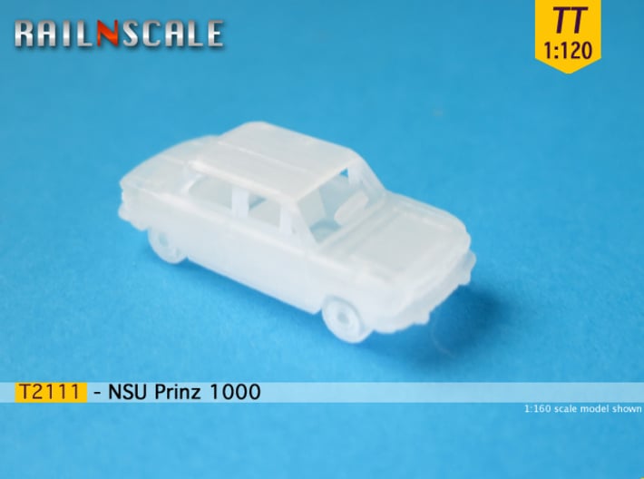 NSU Prinz 1000 (TT 1:120) 3d printed 