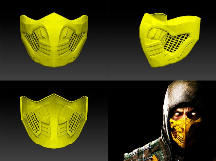 Скорпион маска выпуски. Mk11 Scorpion маска. MK 11 Scorpion Mask. Маска скорпиона MK 11. Маска скорпиона мк11.