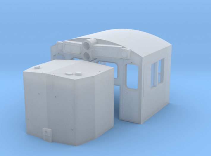 N Scale C39 Cab And Nose 3d printed