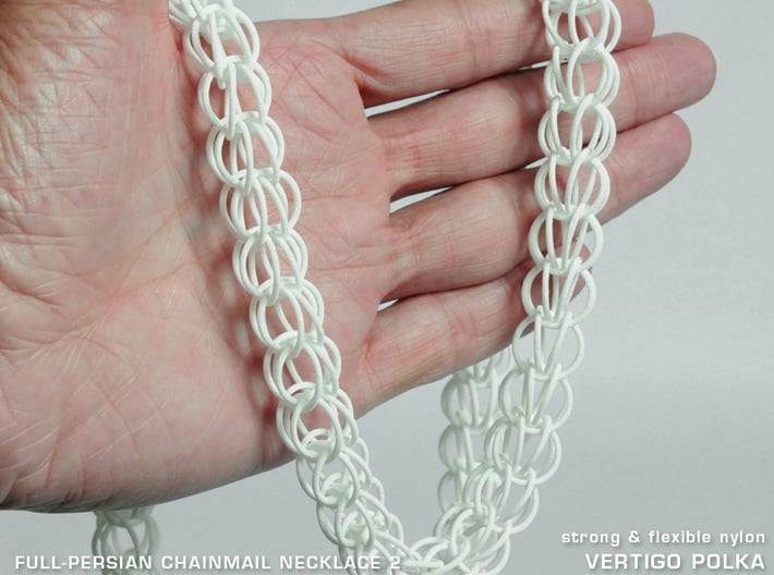 Full-Persian Chainmail Necklace 2 3d printed