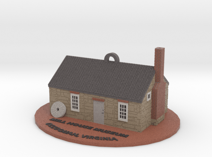 Occoquan's Mill House Museum Ornament 3d printed 