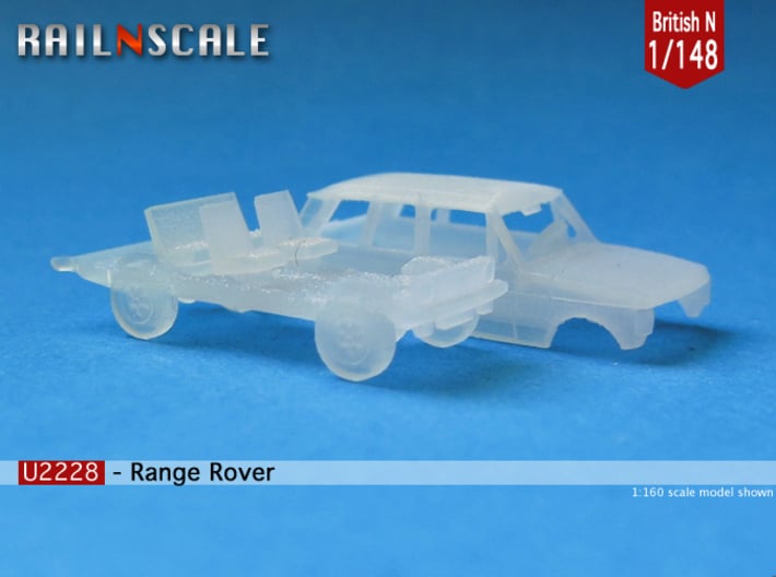 Range Rover (British N 1:148) 3d printed 
