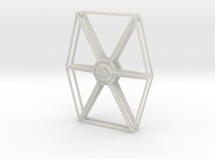 1:38 Scale TIE Fighter Wing Assembly 3d printed