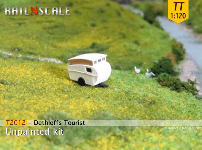 Dethleffs Tourist (TT 1:120) 3d printed 